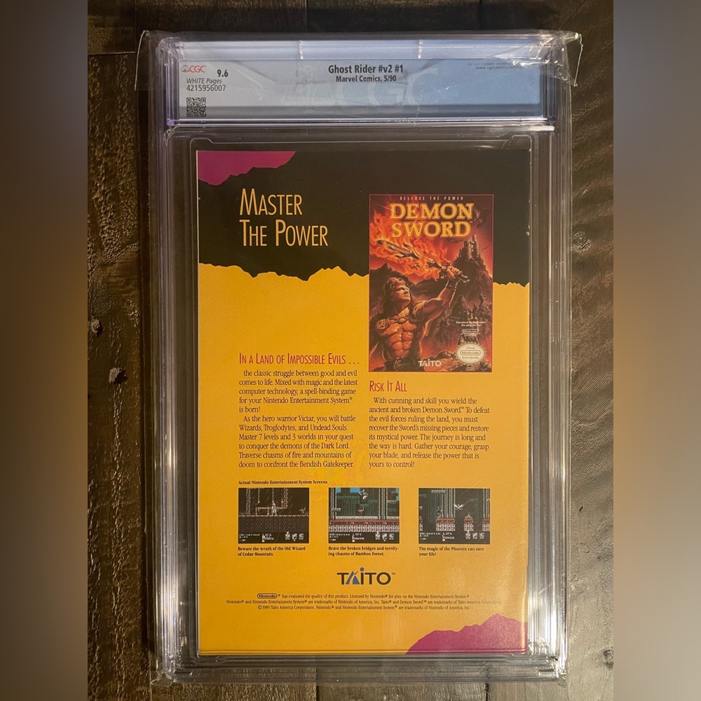 Ghost Rider #1 CGC 9.6 - Picture 2 of 2
